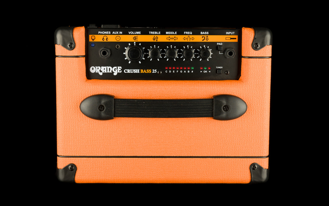 Used Orange Crush 25 Bass 25-Watt Bass Amp Combo - Orange