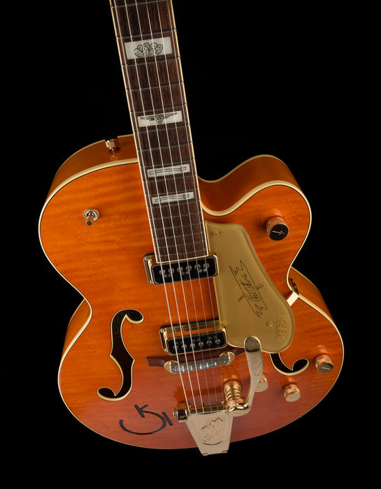 Used Gretsch G6120T-55 Vintage Select '55 Chet Atkins Hollow Body Vintage Orange Stain Lacquer with OHSC