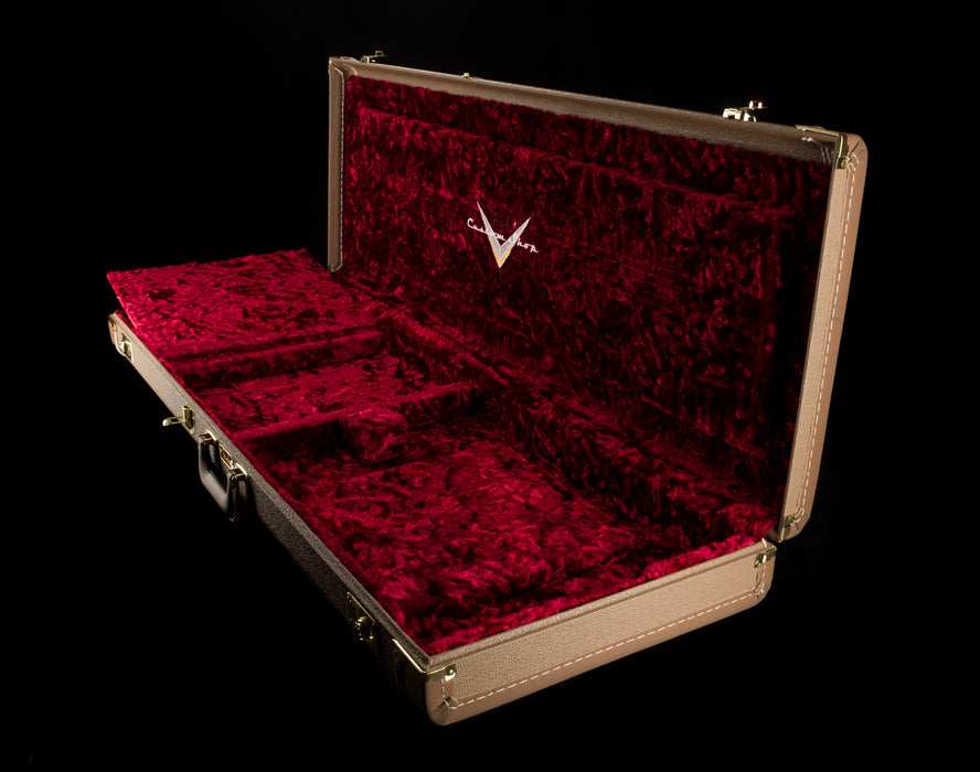 Used Fender Custom Shop Deluxe G&G Jazzmaster Case Brown with Red Interior