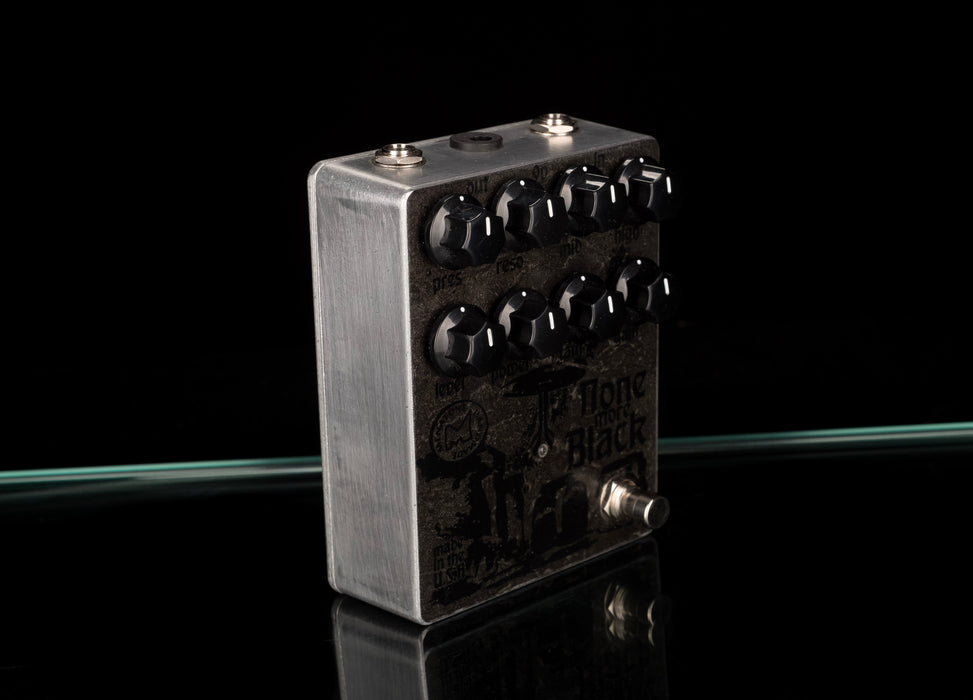 Menatone None More Black Deluxe Overdrive Distortion Guitar Effect Pedal