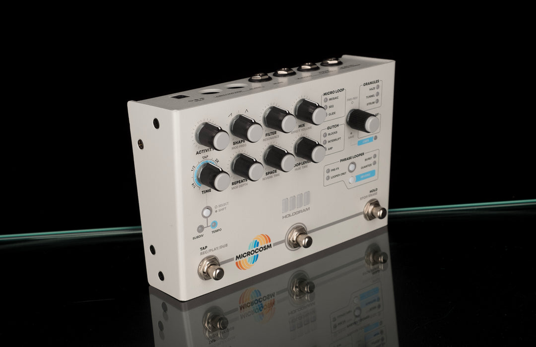 microcosm pedal Used Hologram Electronics Microcosm Granular Looper and Glitch Pedal — Truetone Music