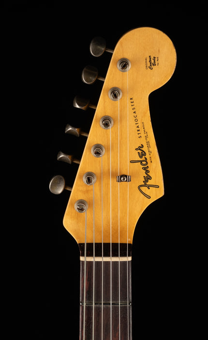 Fender Custom Shop 1962 Stratocaster Heavy Relic Sherwood Green Metallic Over Charcoal Frost Metallic