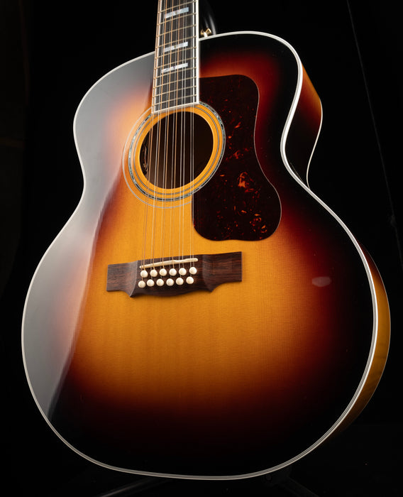 Pre Owned 2023 Guild F-512 12-String Acoustic Electric Guitar Antique Sunburst With OHSC