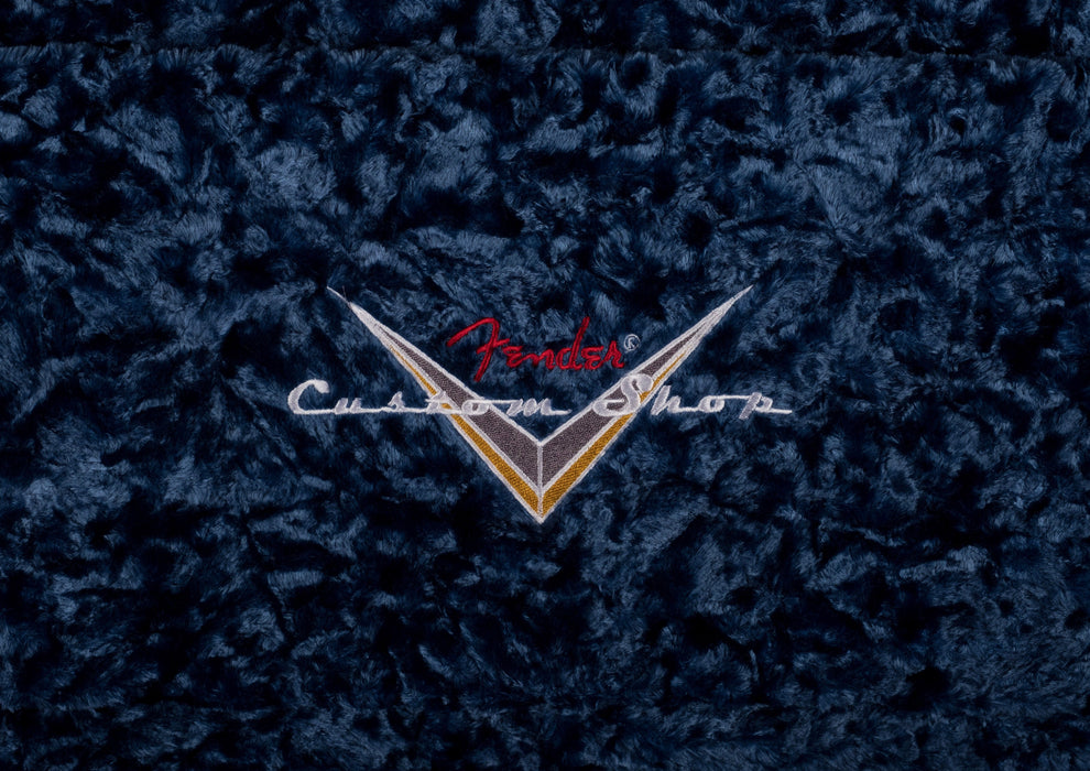 Used Fender Custom Shop Deluxe G&G Stratocaster Telecaster Case Black with Blue Interior