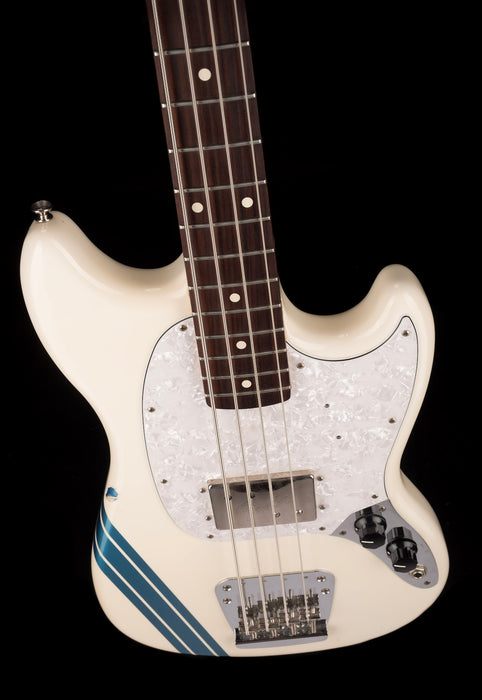 Used Fender Pawn Shop Mustang Bass Olympic White