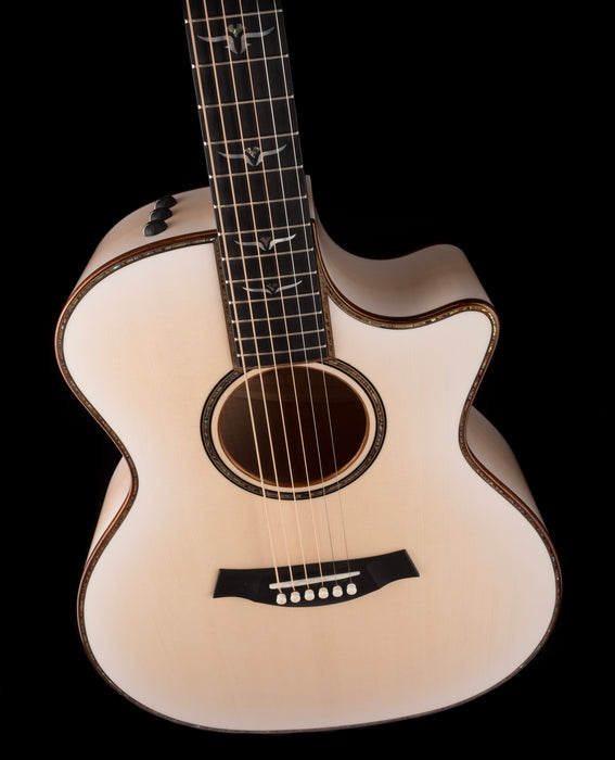 Used Taylor Custom Grand Auditorium C14ce Whitepearl Burst Catch Event # 22 With Case