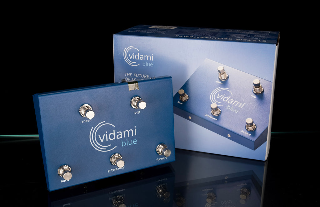 vidami pedal Used Vidami Blue Video Looper Pedal With Box — Truetone Music