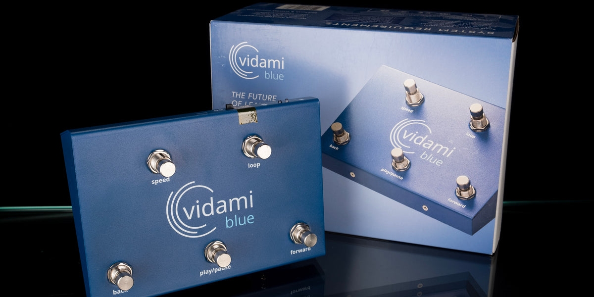 vidami youtube looper pedal Used Vidami Blue Video Looper Pedal With Box — Truetone Music