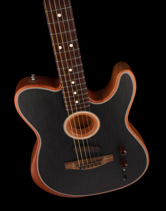 Used 2021 Fender Acoustasonic Player Telecaster Brushed Black with Gig Bag