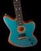 Used 202 Fender Acoustasonic Jazzmaster Ocean Turquoise With Gig Bag