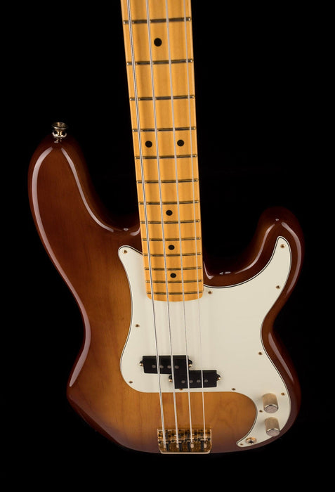 Used Fender 75th Anniversary Commemorative Precision Bass 2-Color Bourbon Burst with OHSC