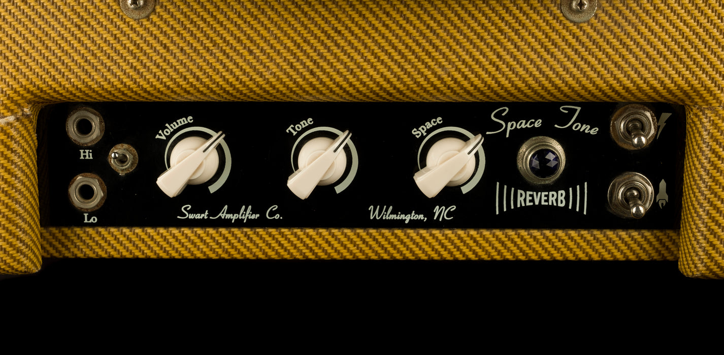 Pre Owned Swart Space Tone Reverb Tweed With Alnico Blue Speaker