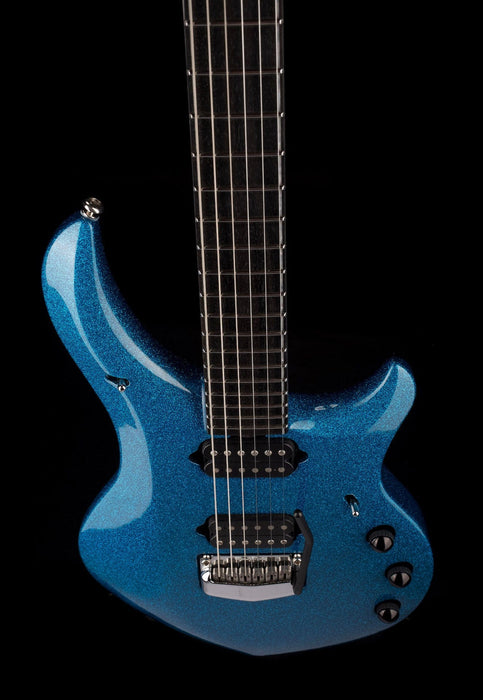 Used Ernie Ball Music Man Ball Family Reserve John Petrucci Signed Majesty 6 Marine Blue Sparkle with OHSC