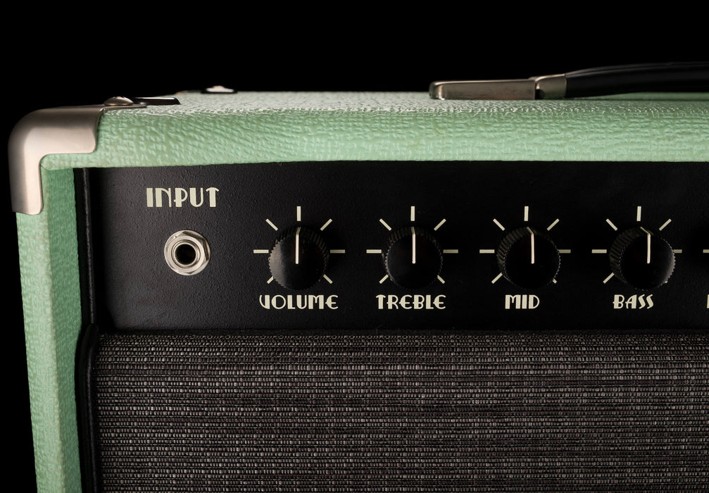 Pre Owned 2016 Dr. Z Z-Lux 1x12" Sea Foam Green Guitar Amp Combo With Footswitch And Cover