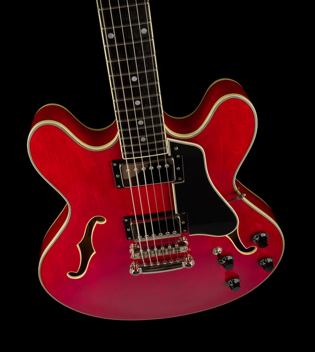 Used Eastman T386-RD Thinline Semi-Hollow Red with OHSC
