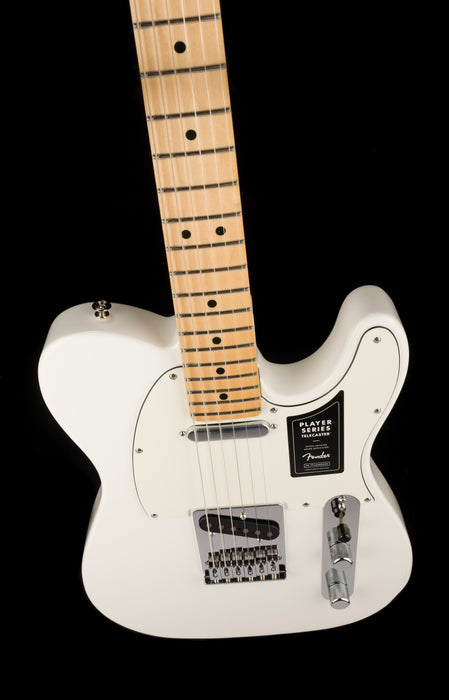 Used Demo Fender Player Series Telecaster Maple Fingerboard Polar White
