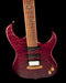 Pre Owned California Jalapeno Dark Transparent Red Electric Guitar With Case