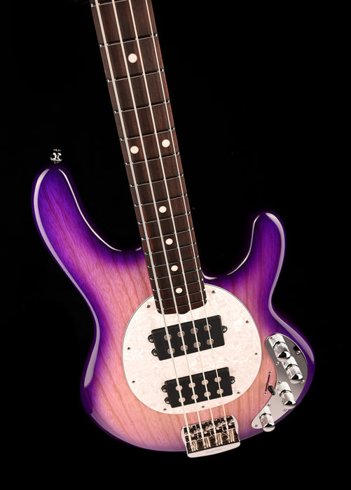 Ernie Ball Music Man StingRay Special 4 HH Bass Purple Sunset With Softshell Case
