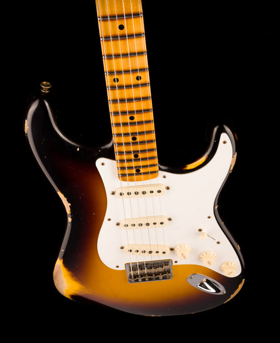 Fender Custom Shop Limited Edition Troposphere Strat Hard-Tail Heavy Relic Super Faded Aged 2-Color Sunburst