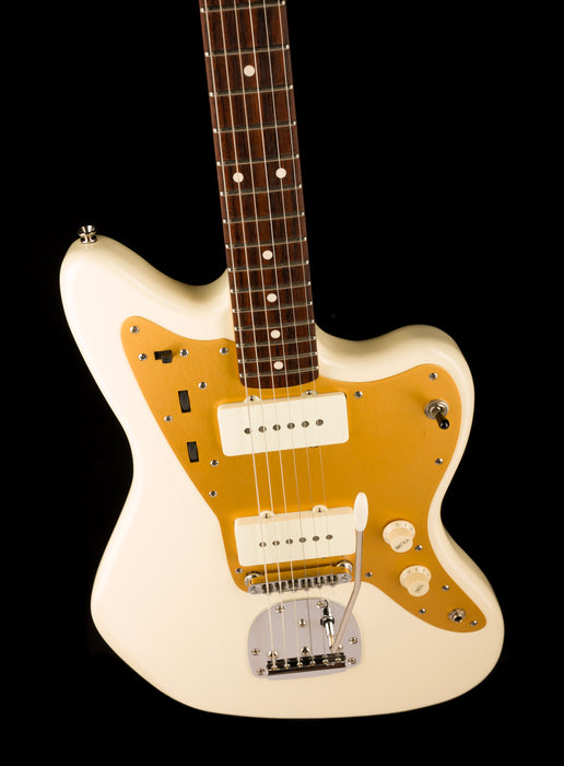 Pre Owned 2016 Squier J Mascis Jazzmaster Rosewood Fretboard Vintage White With Gig Bag