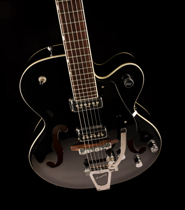 Pre Owned Gretsch G5125 Electromatic Hollowbody Electric Guitar Black With Case