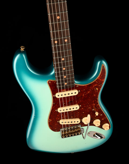 Fender Custom Shop 1962 Stratocaster Journeyman Relic Surf Blue Burst
