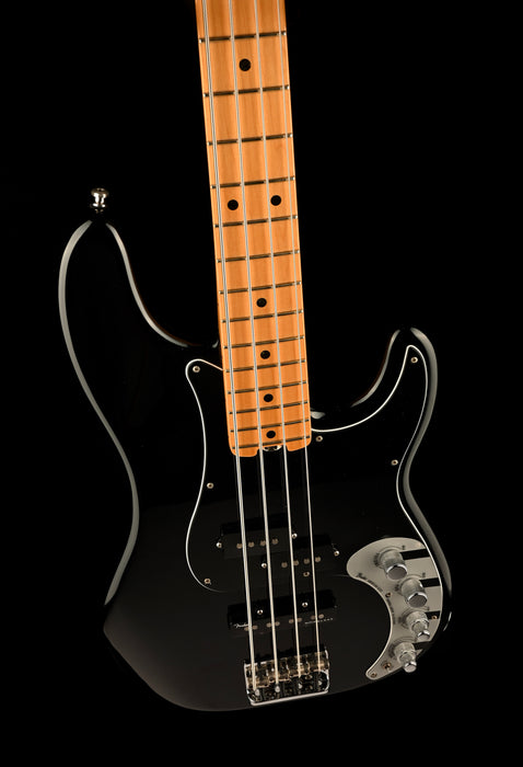 Pre Owned 2016 Fender American Elite Precision Bass Black With OHSC