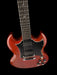 Pre Owned 2002 Gibson Crescent Moon SG Special Faded Cherry With Gig Bag