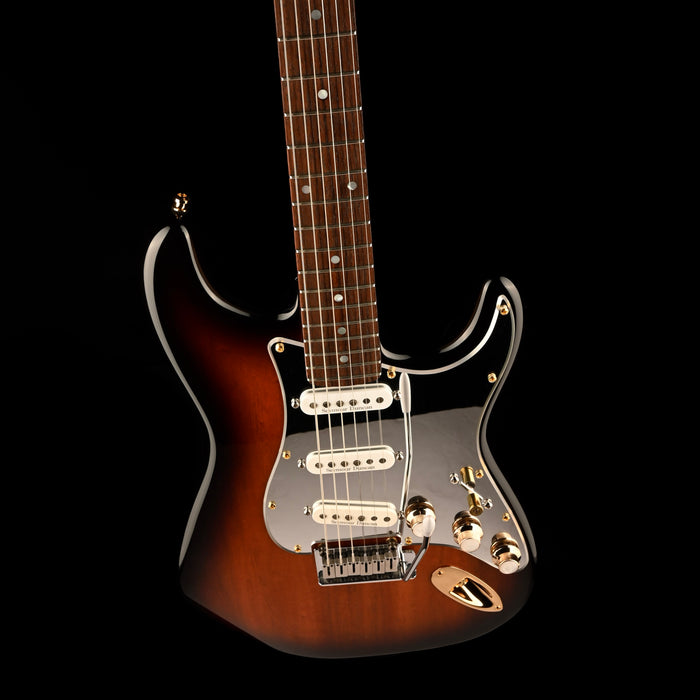 Pre Owned 2007 Fender Special Edition Koa Stratocaster Light Burst Modified With Gig Bag