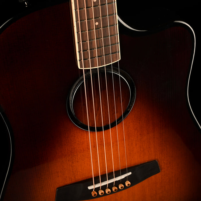 Used LR Baggs AEG-1 Sunburst Acoustic Electric Guitar With Softshell Case