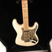 Pre Owned 2004 Fender Stratocaster White Fishscale Modified With Gig Bag