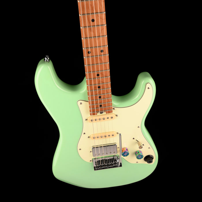 Used Mooer GTRS S801 Intelligent Guitar/Amp/Footswitch Kit, S-Style Electric Guitar Seafoam Green