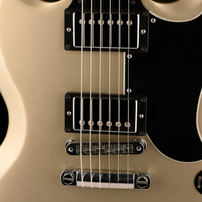 Pre Owned 2014 Gibson SG Standard Champagne Silver Electric Guitar With OHSC