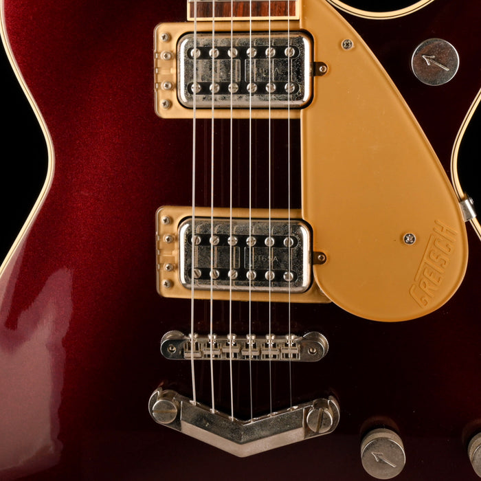 Pre Owned 2018 Gretsch G6228 Players Edition Duo Jet Dark Cherry Metallic With OHSC