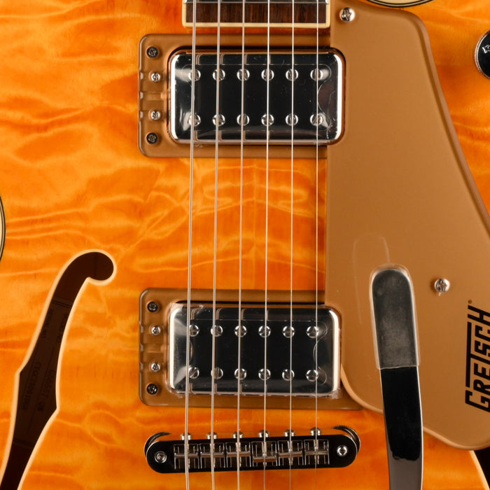 Used Gretsch G5655TG-QM Electromatic Center Block Jr. Single-Cut Quilted Maple With Bigsby Speyside