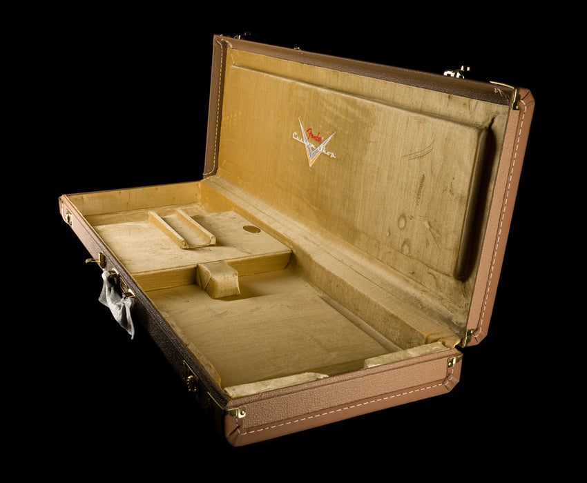 Custom Tele Case Used Fender Custom Shop G&G Deluxe Brown Strat/Tele Case with Blonde I ...