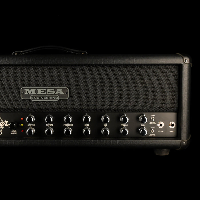 Used Mesa-Boogie Dual Rectifier Trem-O-Verb Amplfier Head with Footswitch and Cover