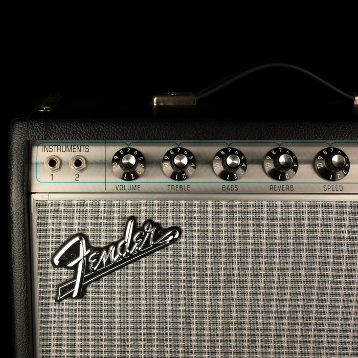 Used Fender '68 Custom Princeton Reverb Guitar Amp Combo With Alessandro Mod with Footswitch - 2
