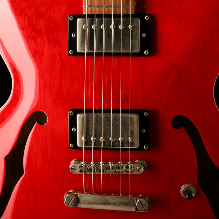 Pre Owned 2011 Epiphone Dot Cherry Semi-Hollow Electric Guitar