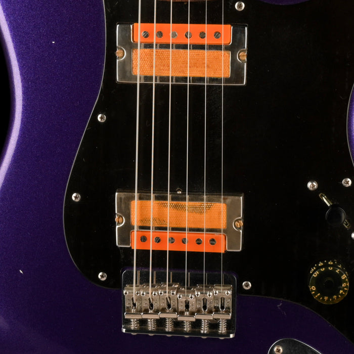 Pre Owned Partscaster Doom Gloom Body Tokai Neck Goldstar Purple Electric Guitar With OHSC