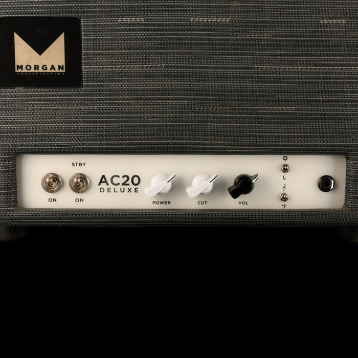 Pre Owned Morgan AC20 Guitar Amp Head With 1x12" Guitar Amp Cabinet Twilight