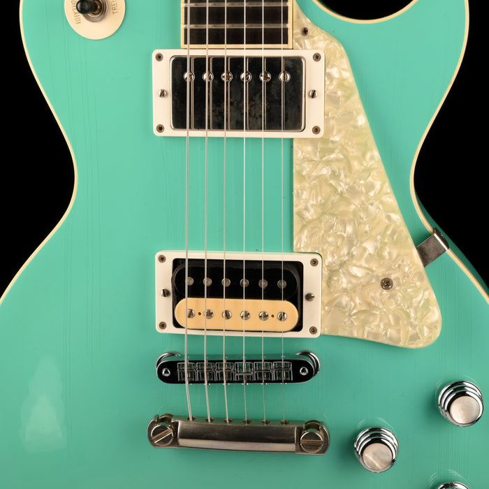 Pre Owned 1997 Gibson Custom Shop Les Paul Catalina Cascade Green With OHSC
