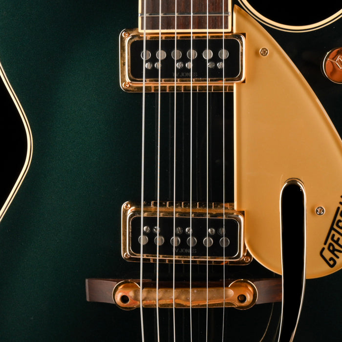 Pre Owned 2017 Gretsch G6128T-57 Vintage Select ‘57 Duo-Jet Cadillac Green With OHSC