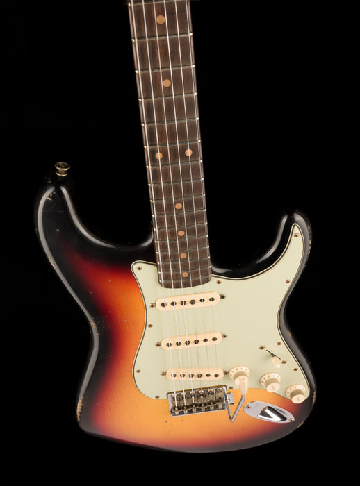 Fender Custom Shop Masterbuilt Jason Smith 1959 Stratocaster Journeyman Relic Brazilian Rosewood 3-Tone Sunburst
