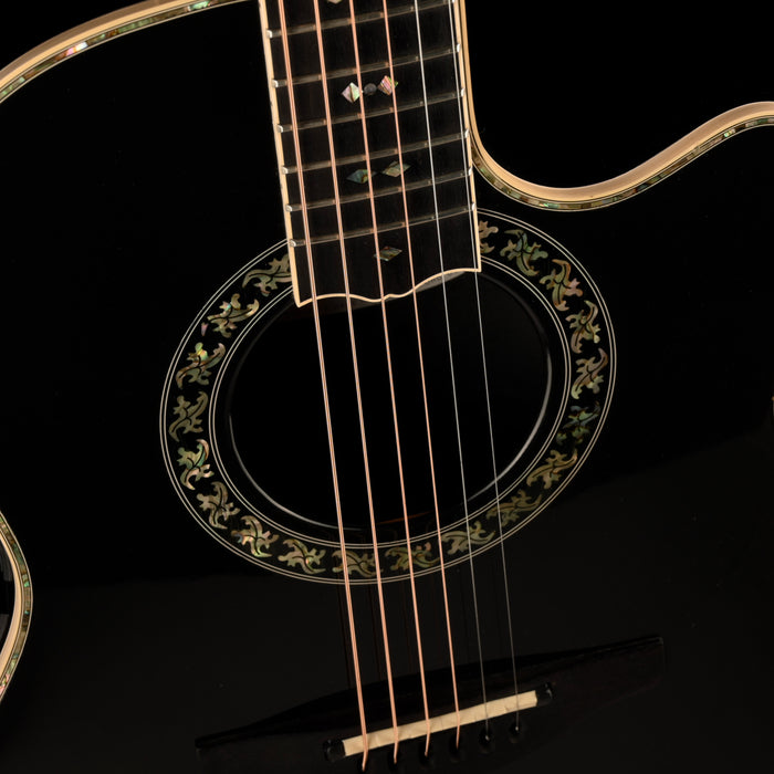 Used 2004 Ovation 1869 Custom Legend Acoustic Electric Black With OHSC