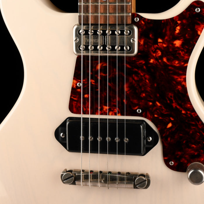 Pre-Owned 2020 Deimel Doublestar Paper Moon White Electric Guitar With OHSC