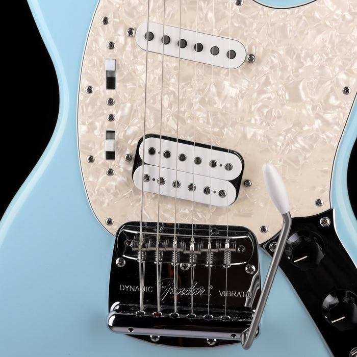 Pre Owned Fender Kurt Cobain Jag-Stang Sonic Blue With Original Gig Bag