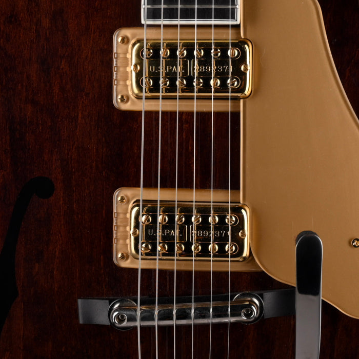 Pre Owned Gretsch G6122-1958 Country Classic Walnut Stain Hollow-Body Electric Guitar With OHSC