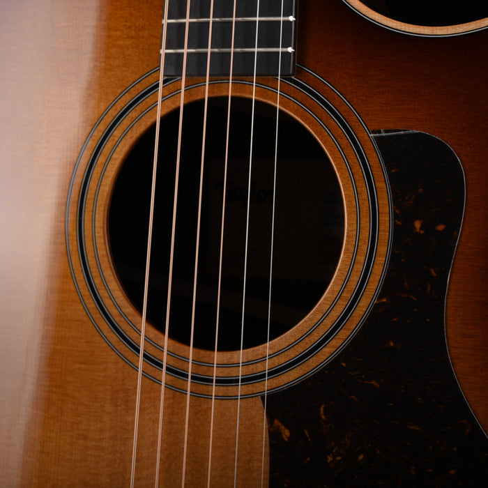Taylor 414ce Studio Shaded Edgeburst Acoustic Electric Guitar With Soft Case