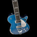 Gretsch Custom Shop Masterbuilt G6134CST Baritone Penguin NOS Lake Placid Blue Front Angle Down